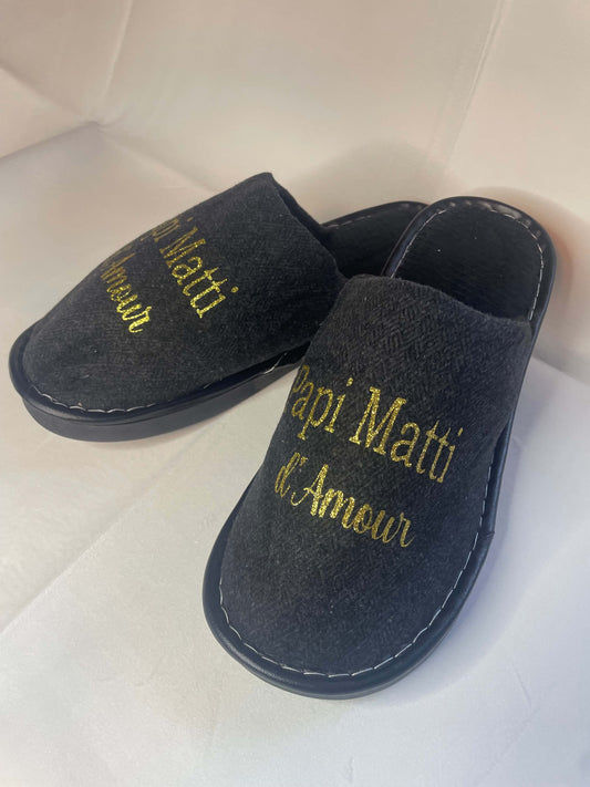 Chaussons pour homme personnalisés
