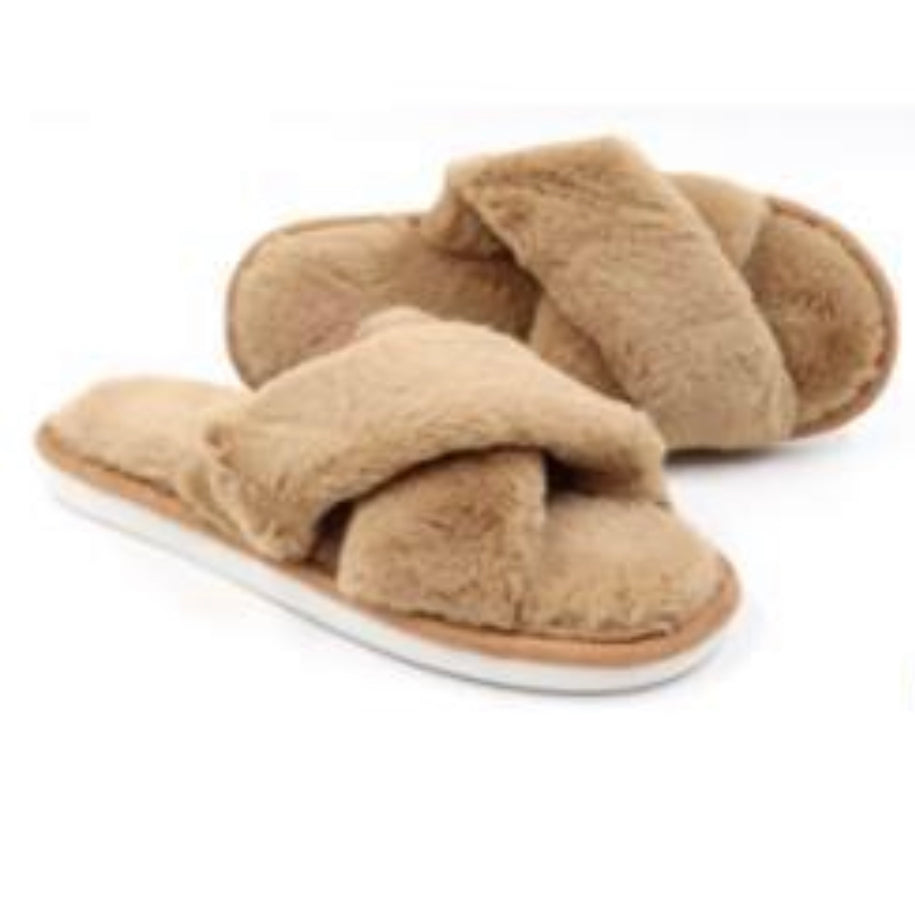Chaussons femme personnalisés croisés