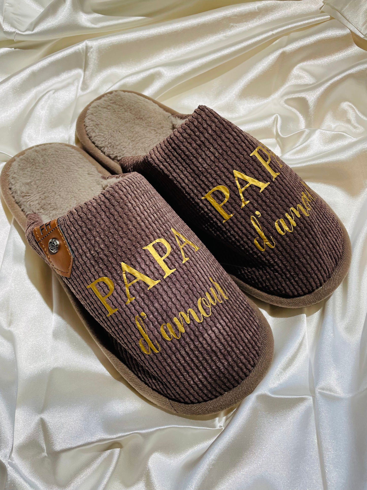 Chaussons pour homme personnalisés