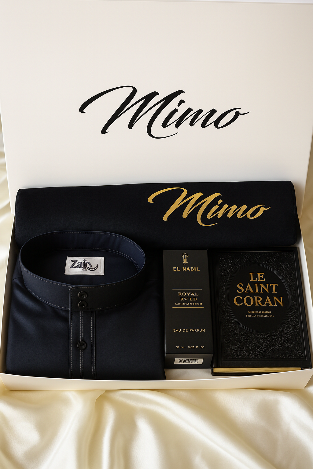 Coffret de prière personnalisé pour homme – Cadeau musulman élégant et spirituel