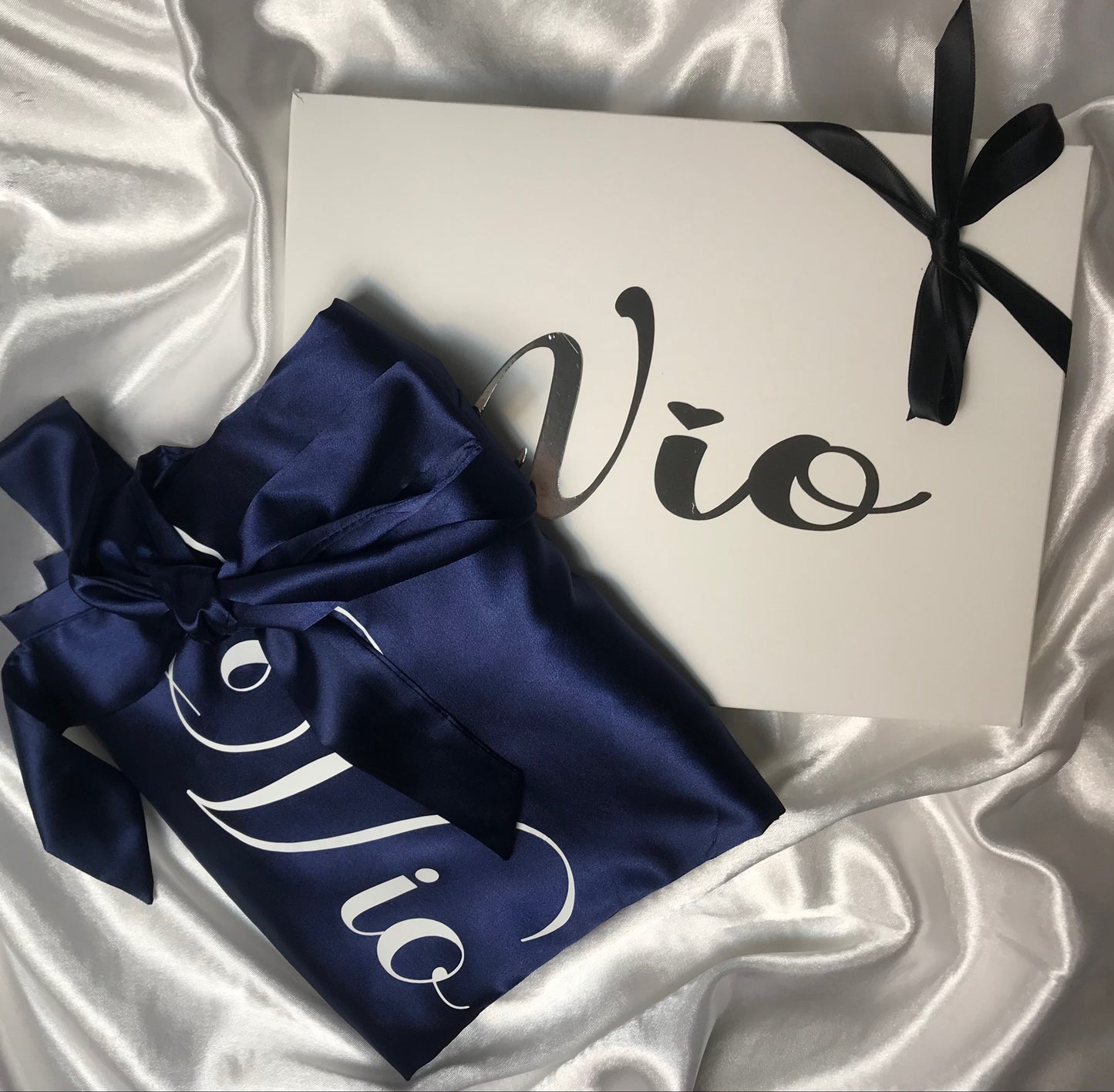 Kimono / Peignoir Satin Personnalisé – Cadeau Chic pour Mariage & EVJF