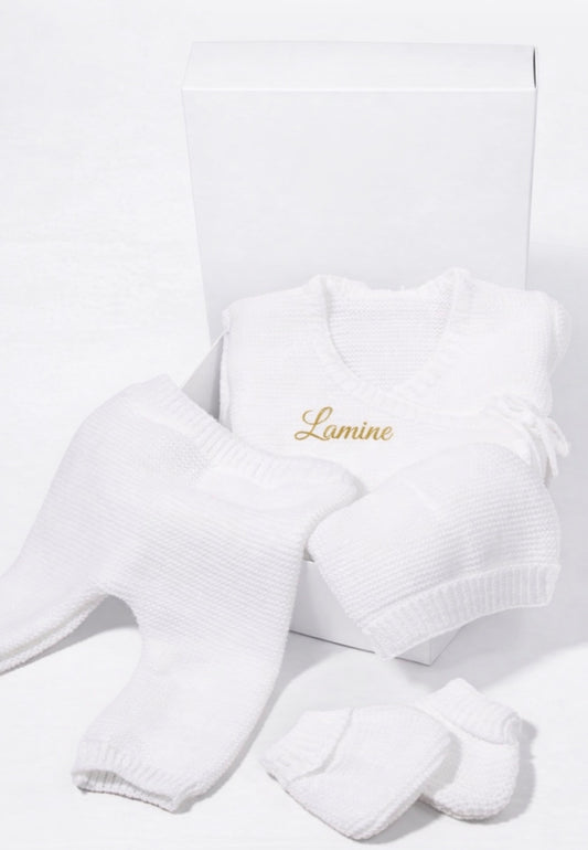Ensemble de  Kit de Naissance Bébé D'amour  Personnalisé