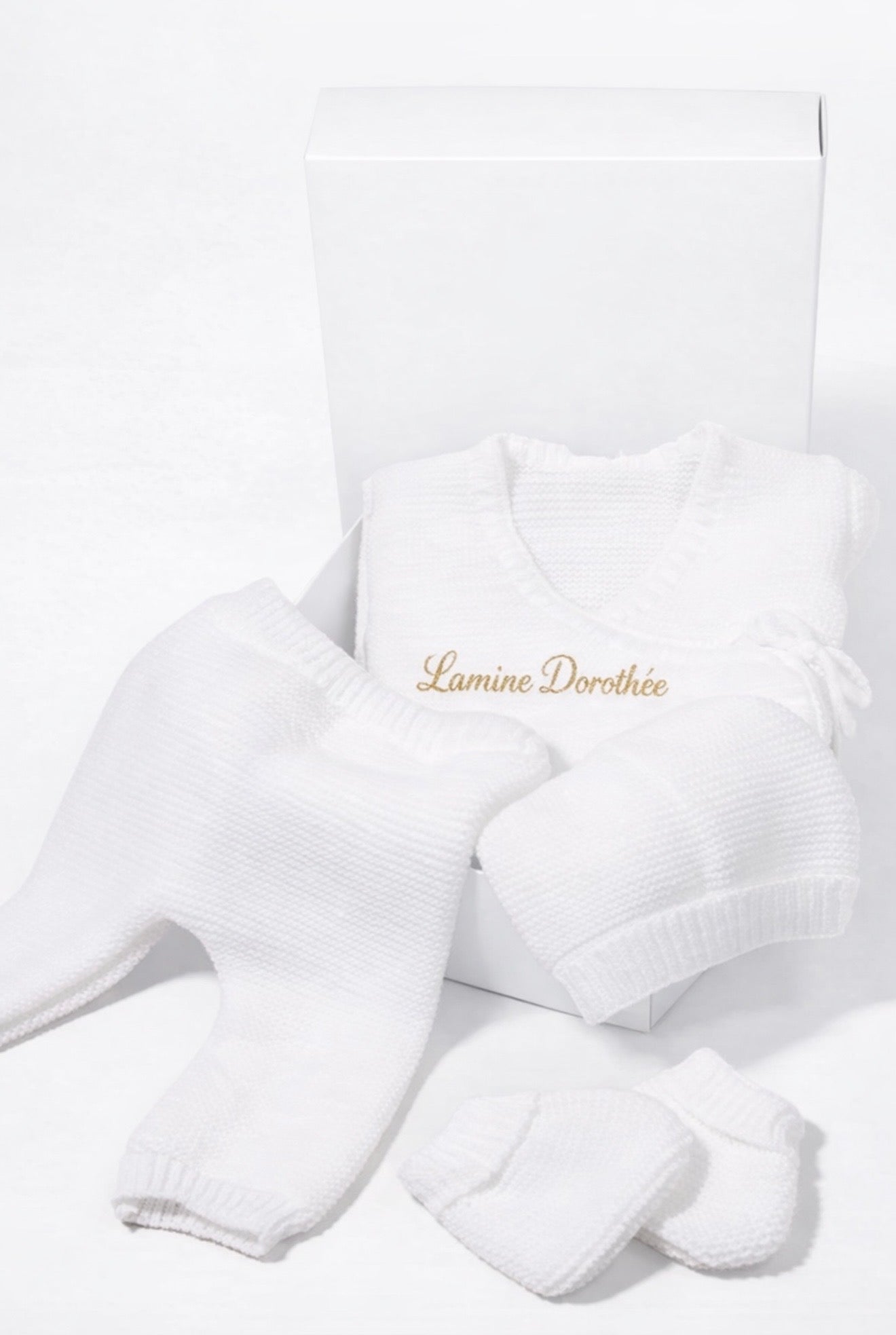 Ensemble de  Kit de Naissance Bébé D'amour  Personnalisé