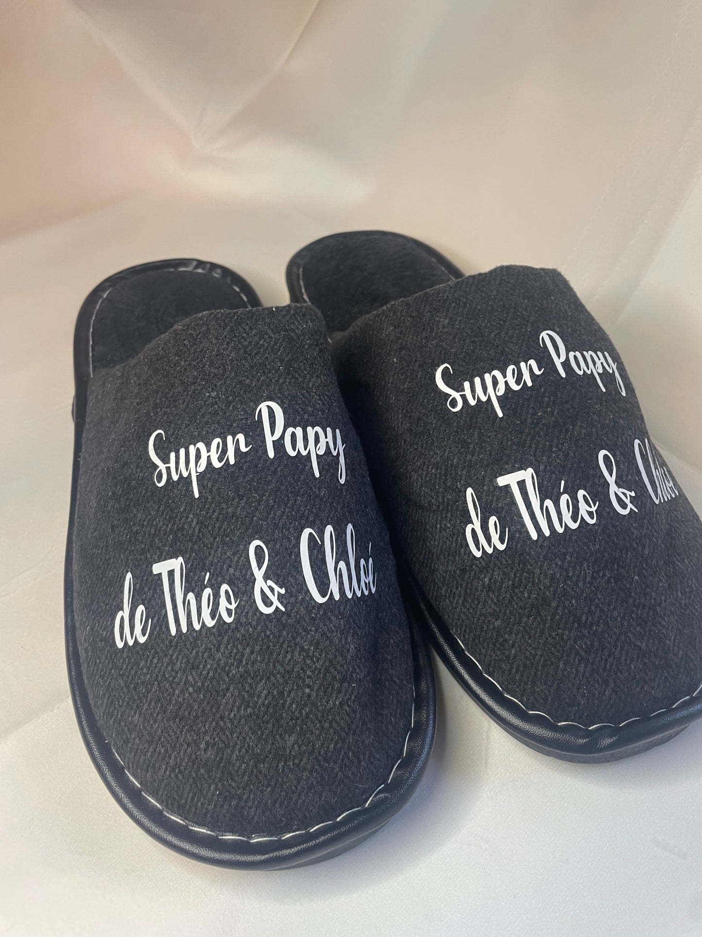 Chaussons pour homme personnalisés
