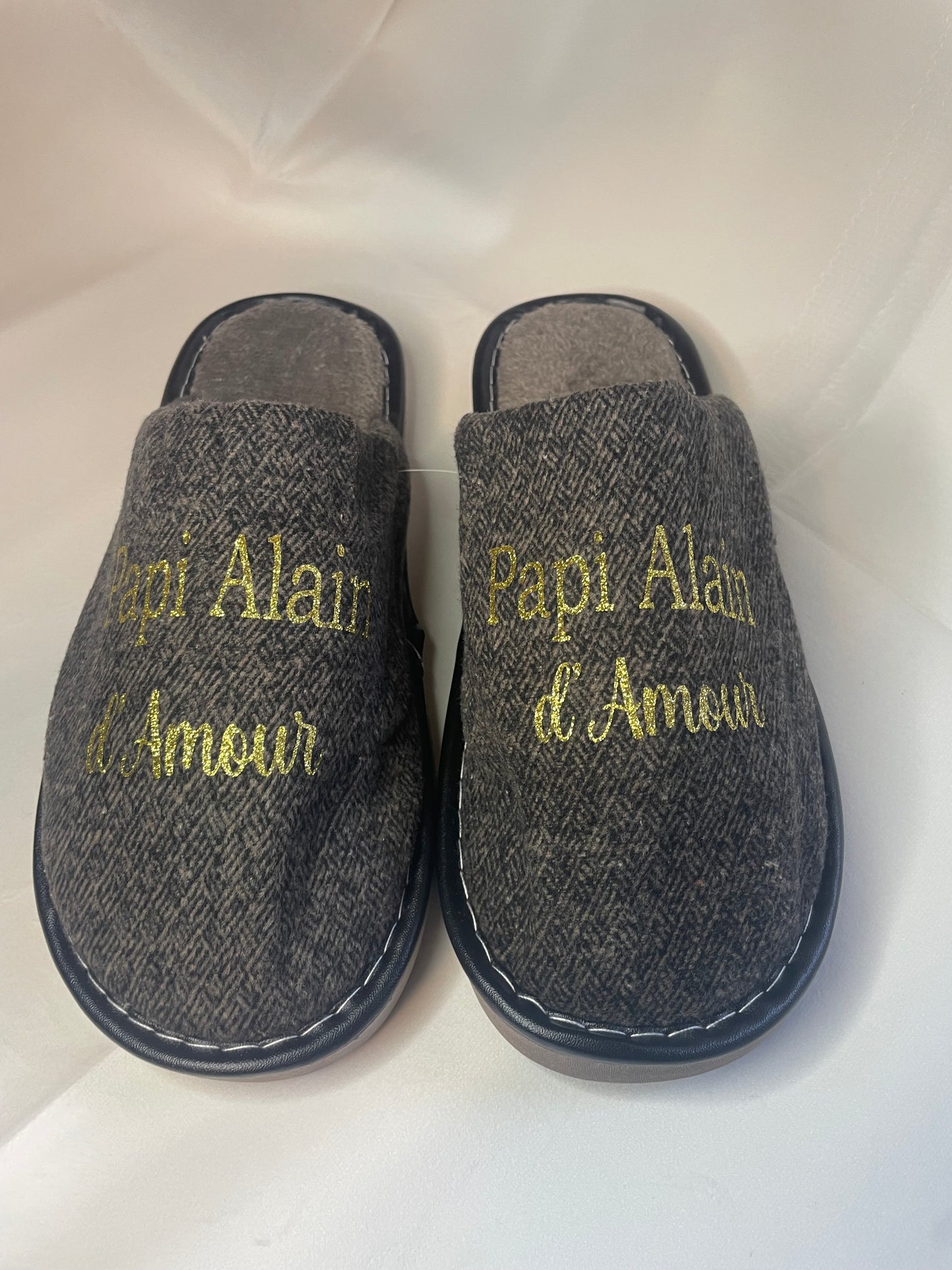 Chaussons pour homme personnalisés
