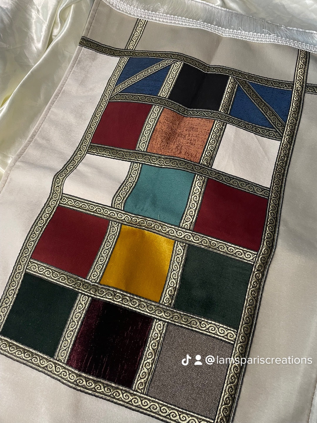 Tapis de Prière Personnalisé – Style Ottoman Élégant & Broderie Prénom