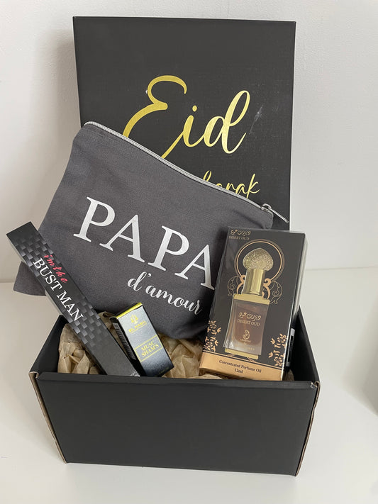 Coffret eid mubarak homme /box  personnalisés homme