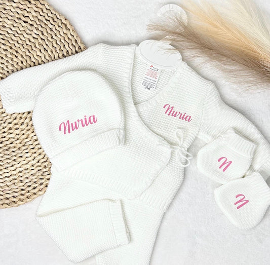 Ensemble de  Kit de Naissance Bébé D'amour  Personnalisé