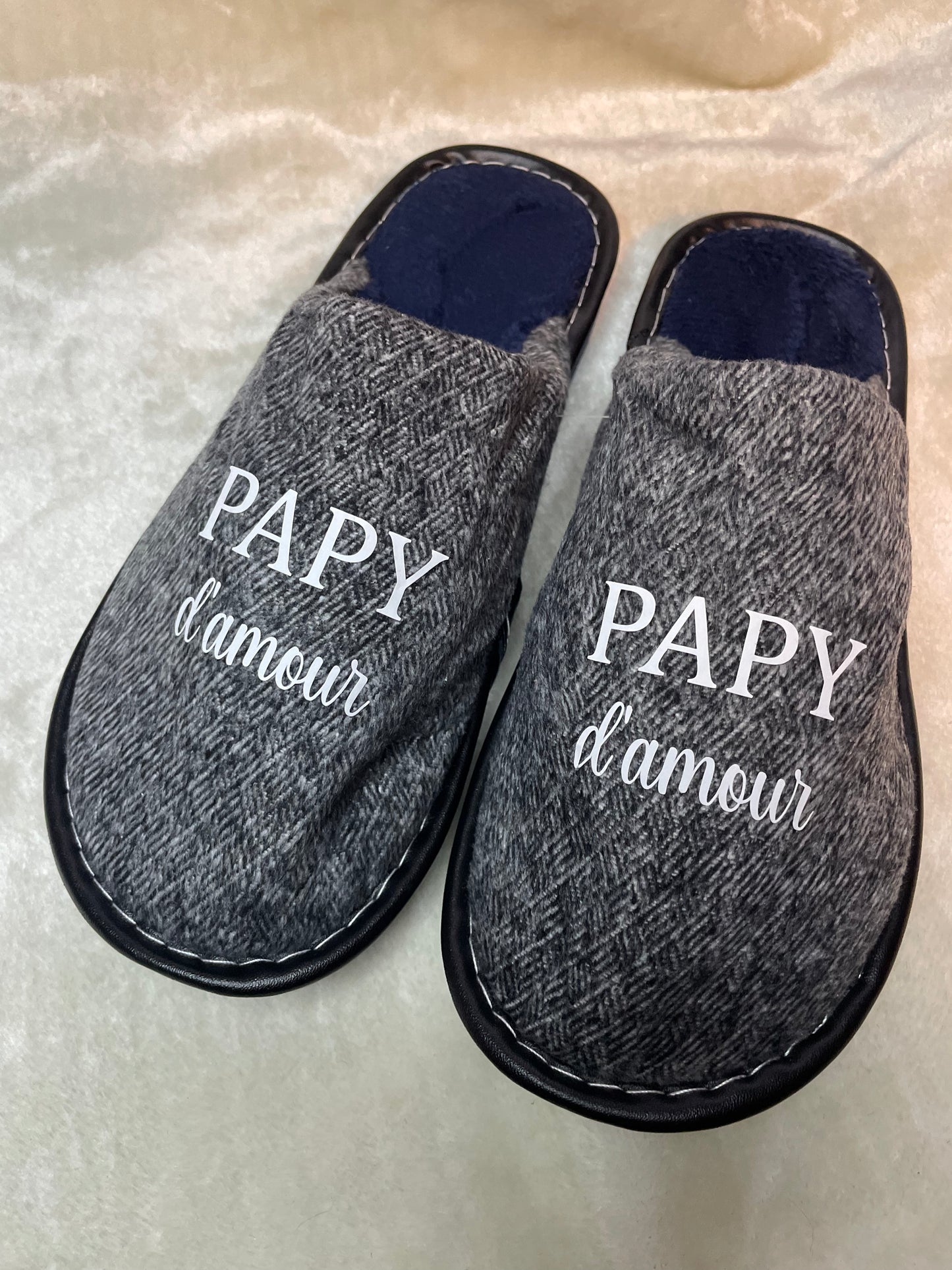 Chaussons pour homme personnalisés